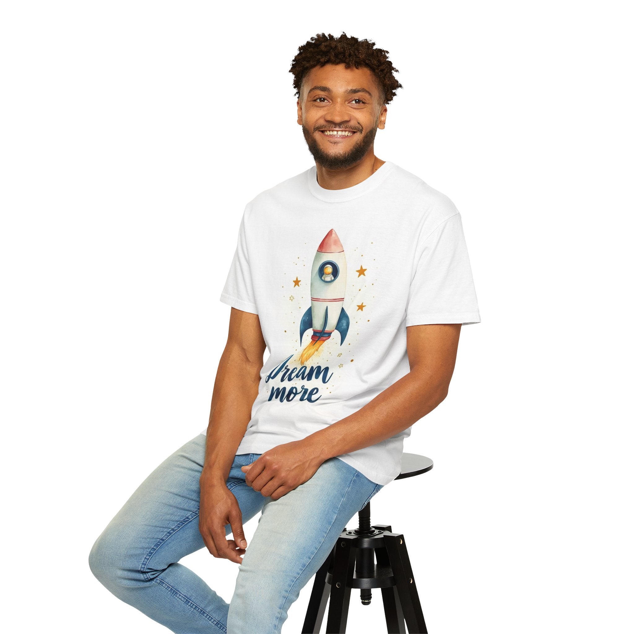Dream More Unisex T-Shirt - Positive Vibes & Progress Motivational Tee