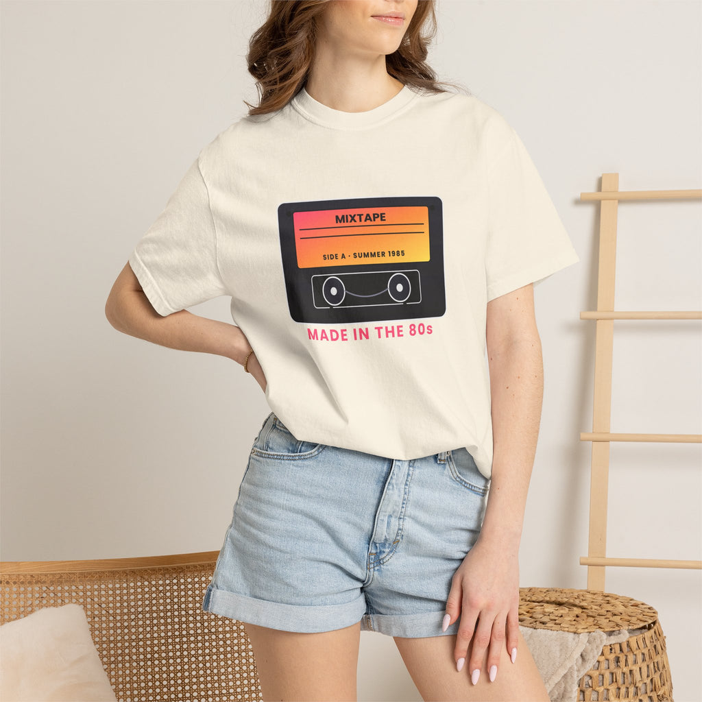 80s Mixtape T-Shirt — "Made in the 80s" Retro Cassette Tee