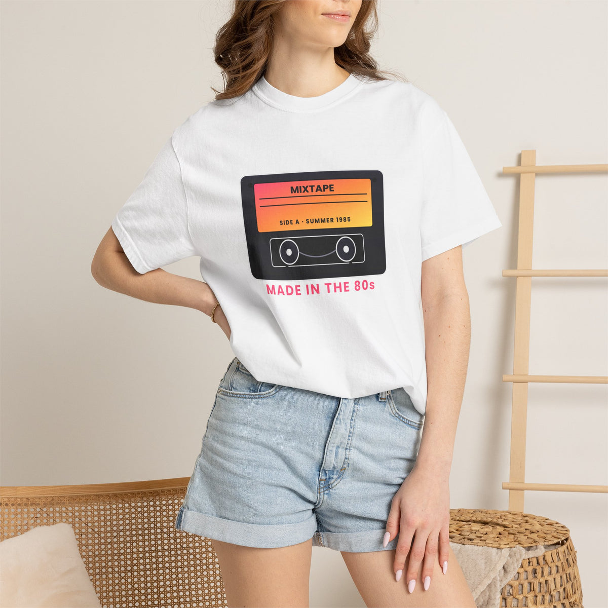 80s Mixtape T-Shirt — "Made in the 80s" Retro Cassette Tee