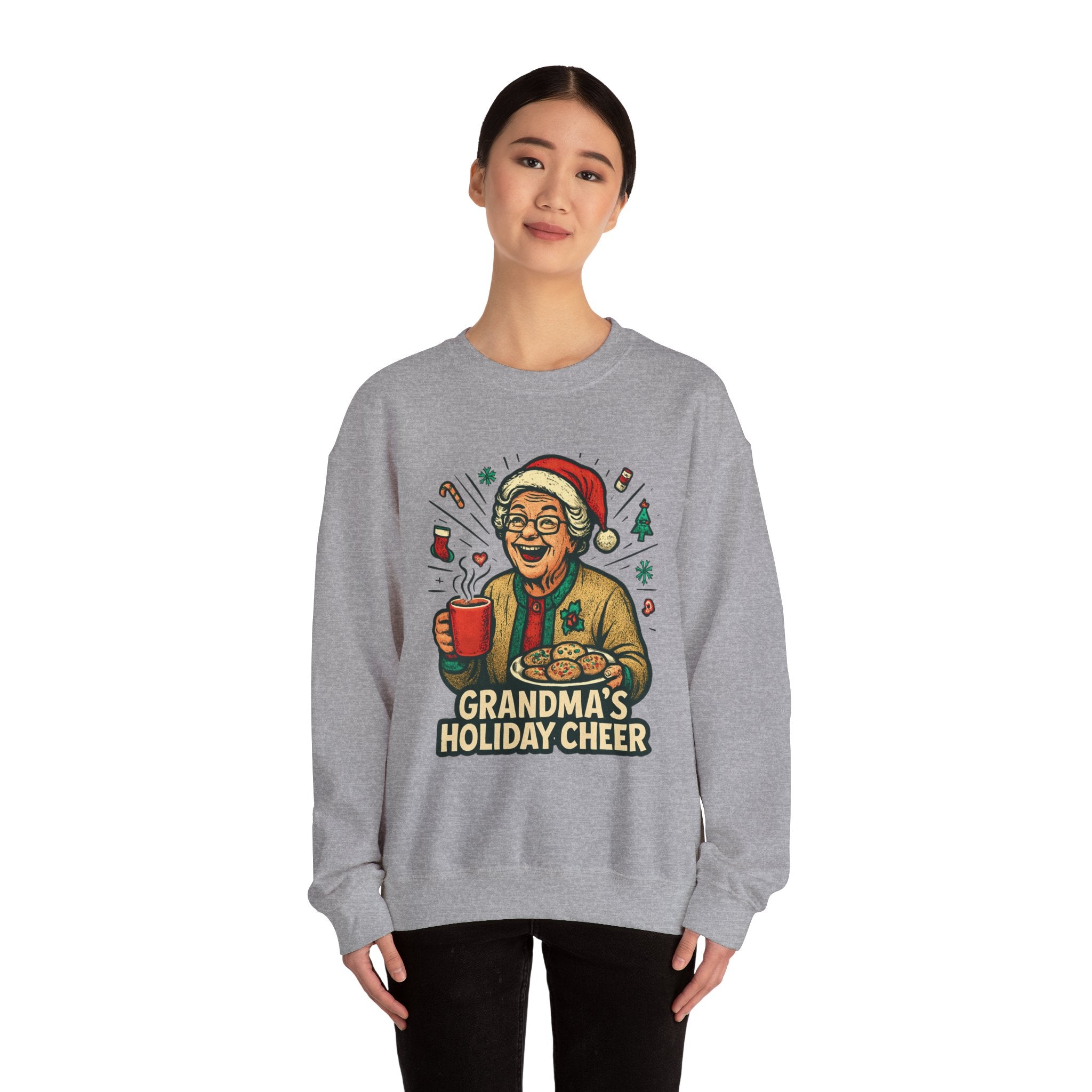 Grandma's Holiday Cheer Crewneck Sweatshirt