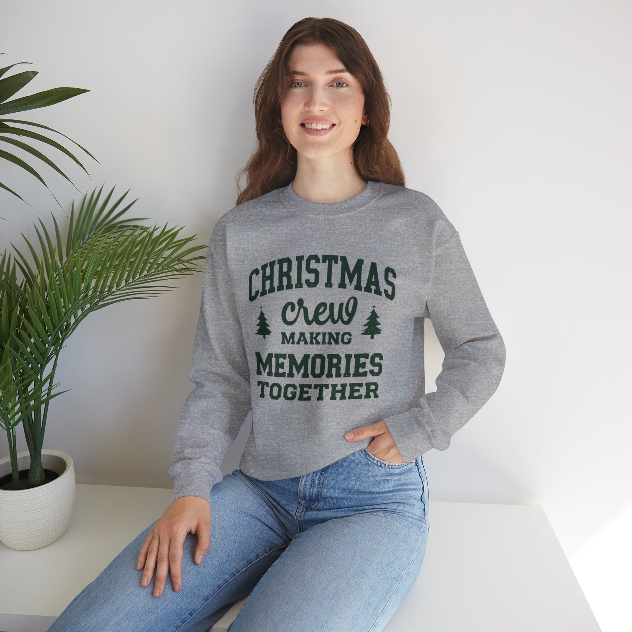 Christmas Crew Sweatshirt, Making Memories Together