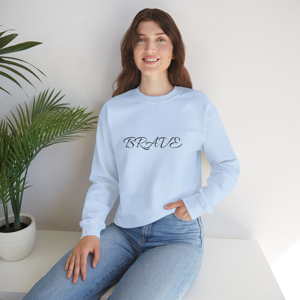 Brave Script Crewneck Sweatshirt