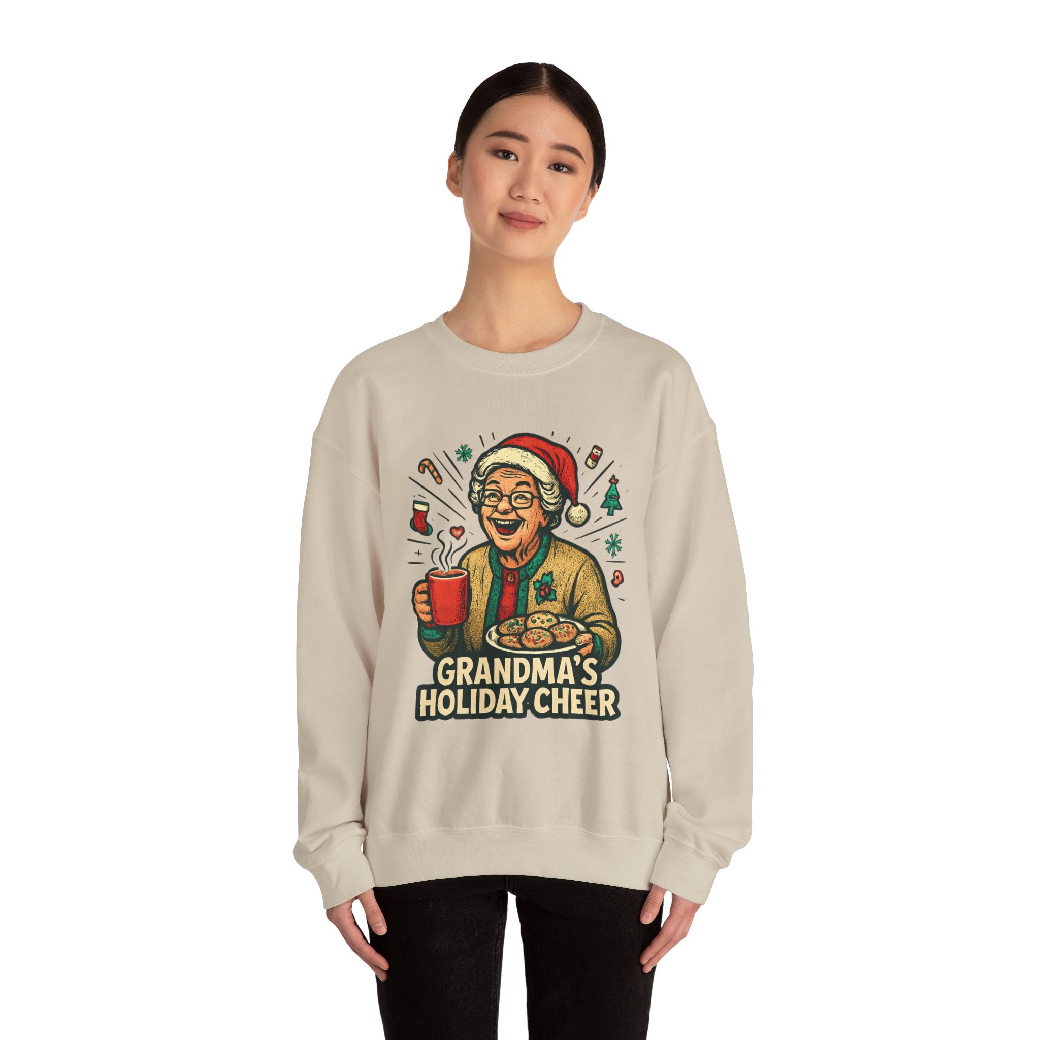 Grandma's Holiday Cheer Crewneck Sweatshirt