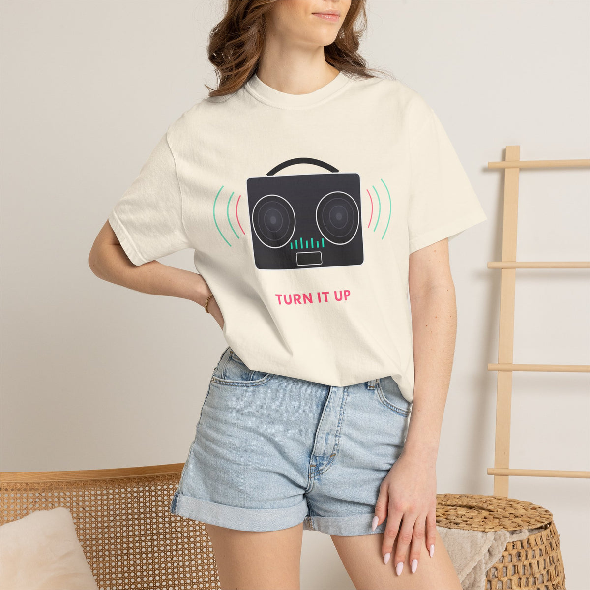 Boombox 'Turn It Up' T-Shirt