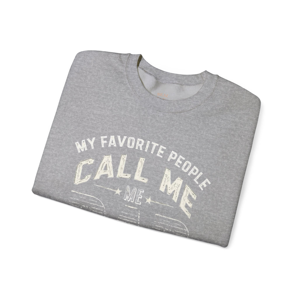 Cozy Call Me Crewneck Sweatshirt