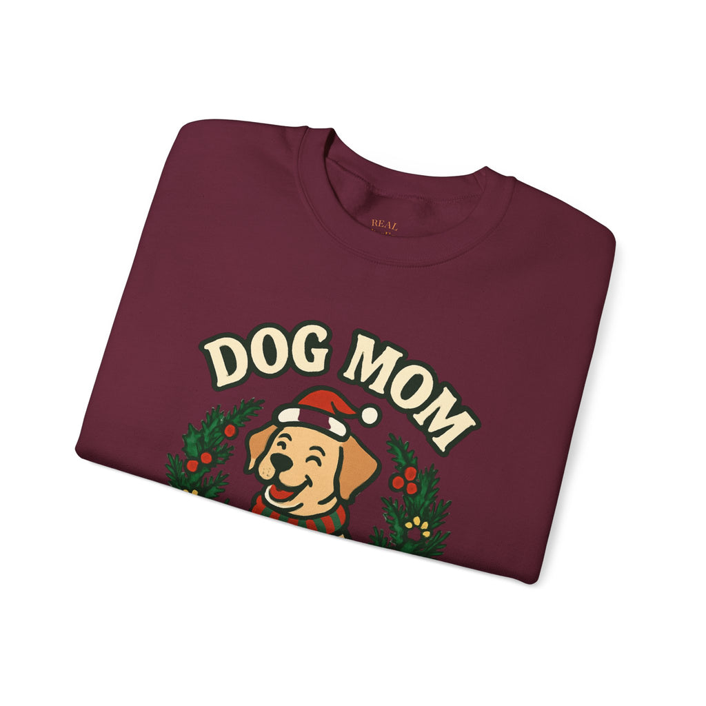Dog Mom Sweatshirt — Merry Paw-mas Christmas Crewneck