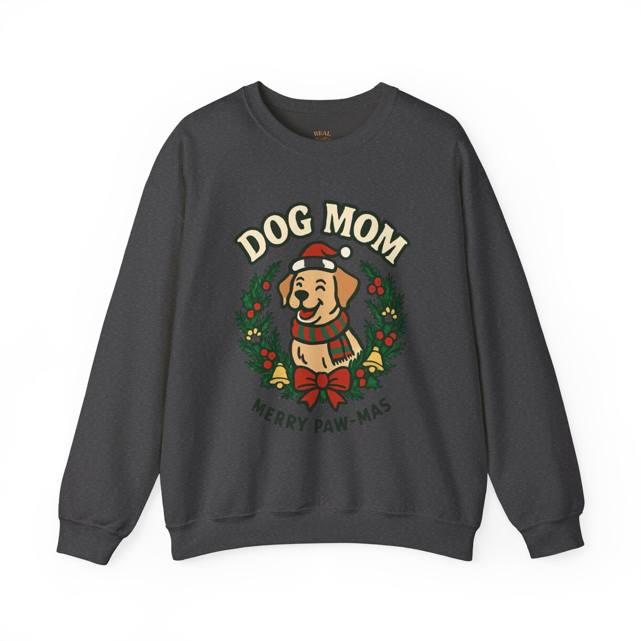Dog Mom Sweatshirt — Merry Paw-mas Christmas Crewneck
