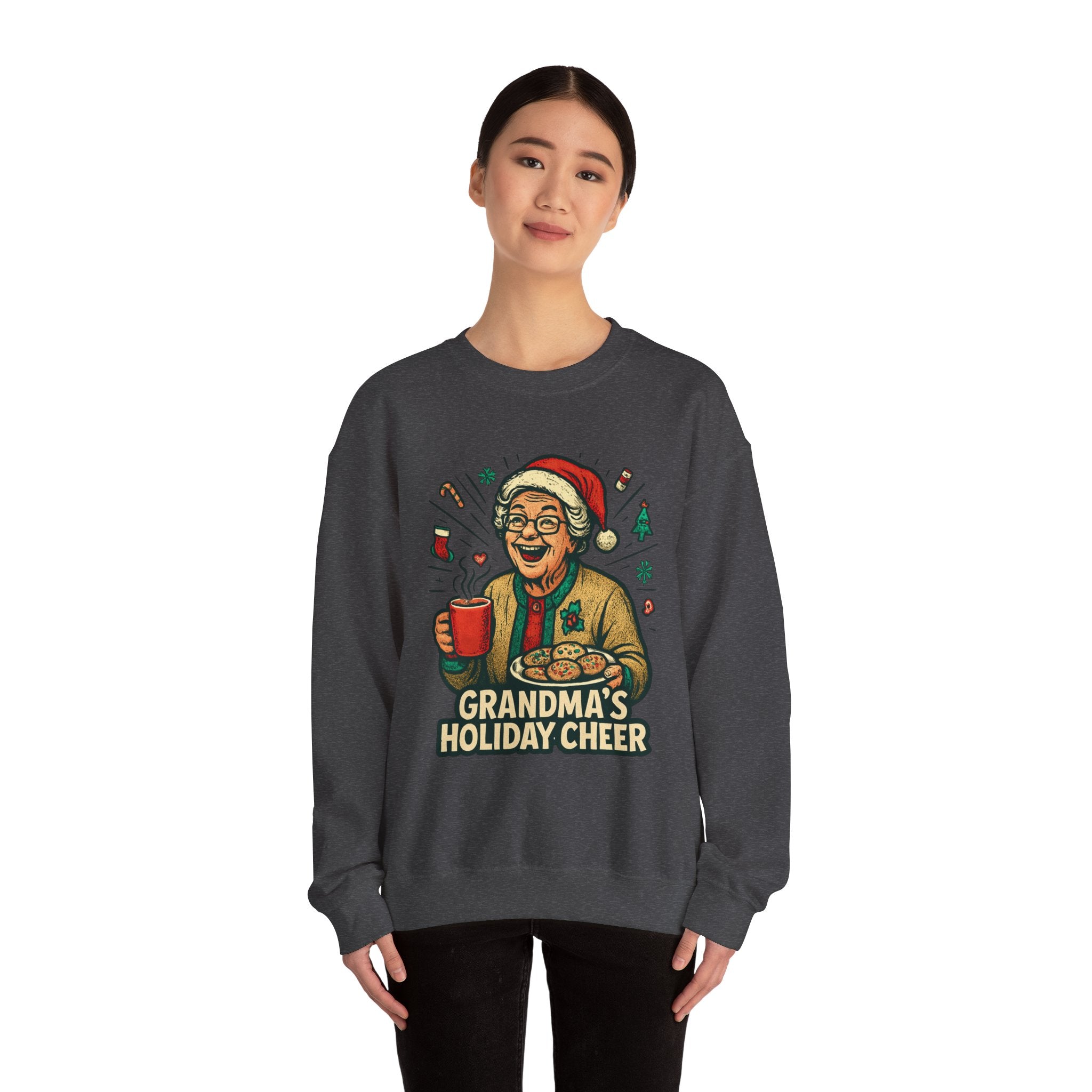 Grandma's Holiday Cheer Crewneck Sweatshirt
