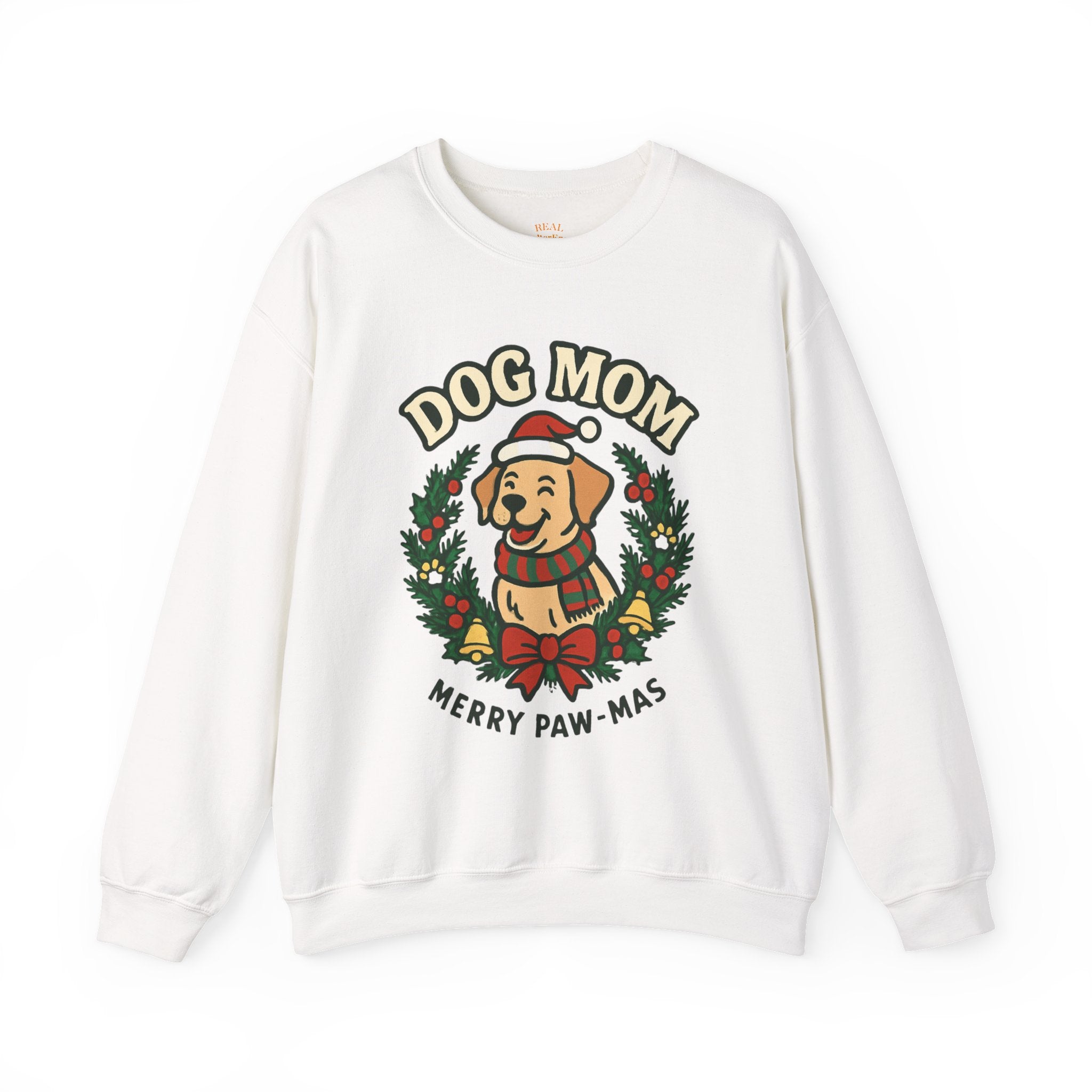 Dog Mom Sweatshirt — Merry Paw-mas Christmas Crewneck