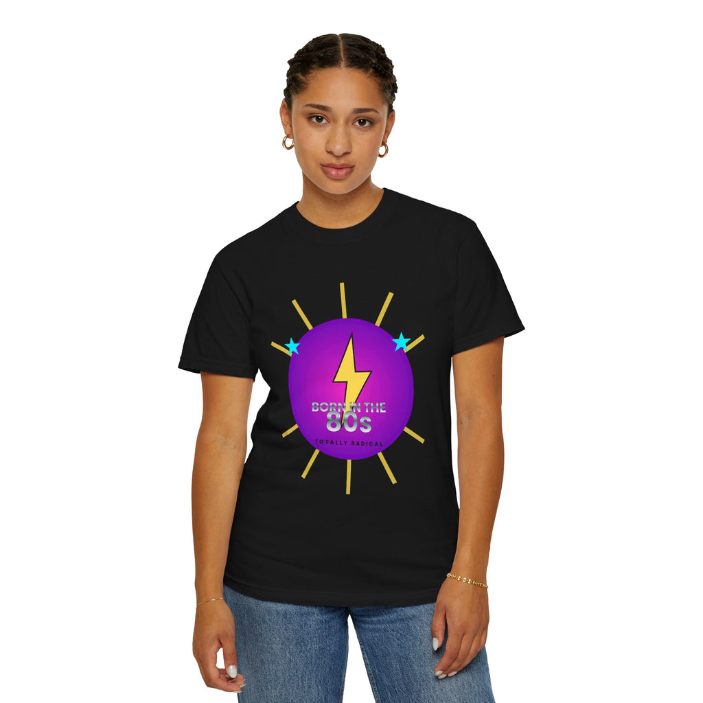 Born in the '80s Lightning Retro Graphic T-Shirt