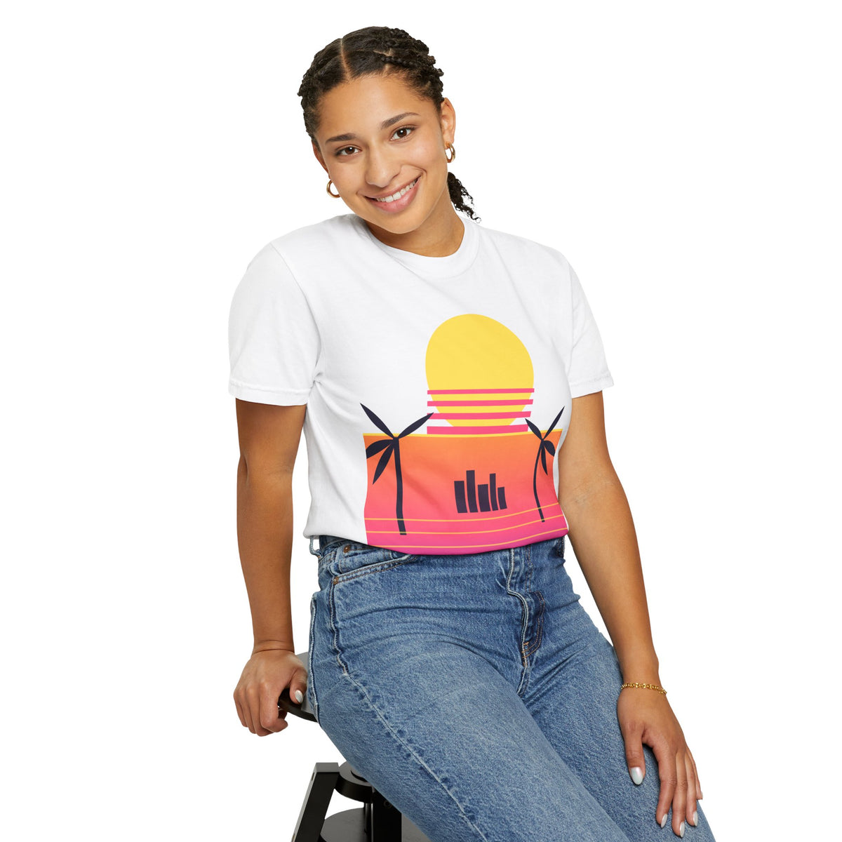 Miami Nights Sunset T-Shirt
