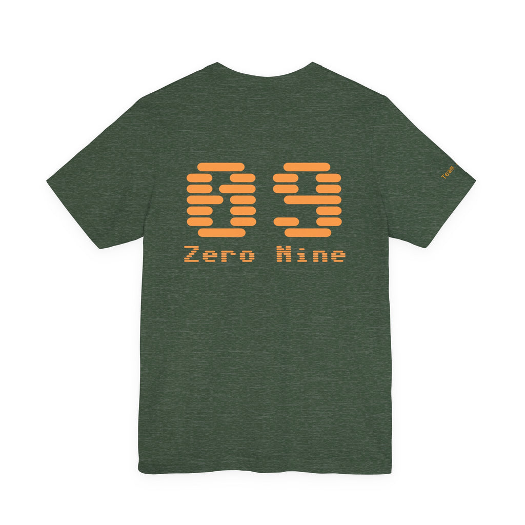 Retro Graphic Unisex Tee - 'Zero Nine' Design