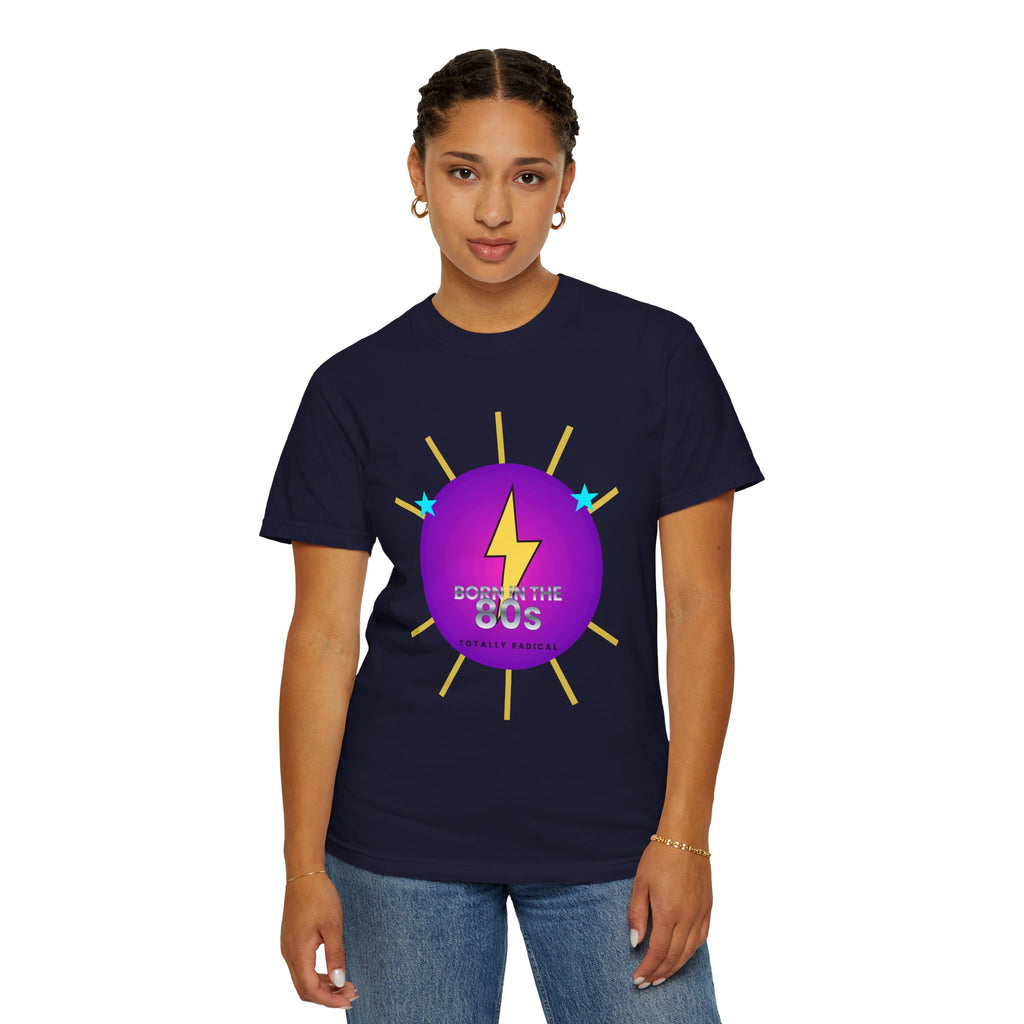 Born in the '80s Lightning Retro Graphic T-Shirt