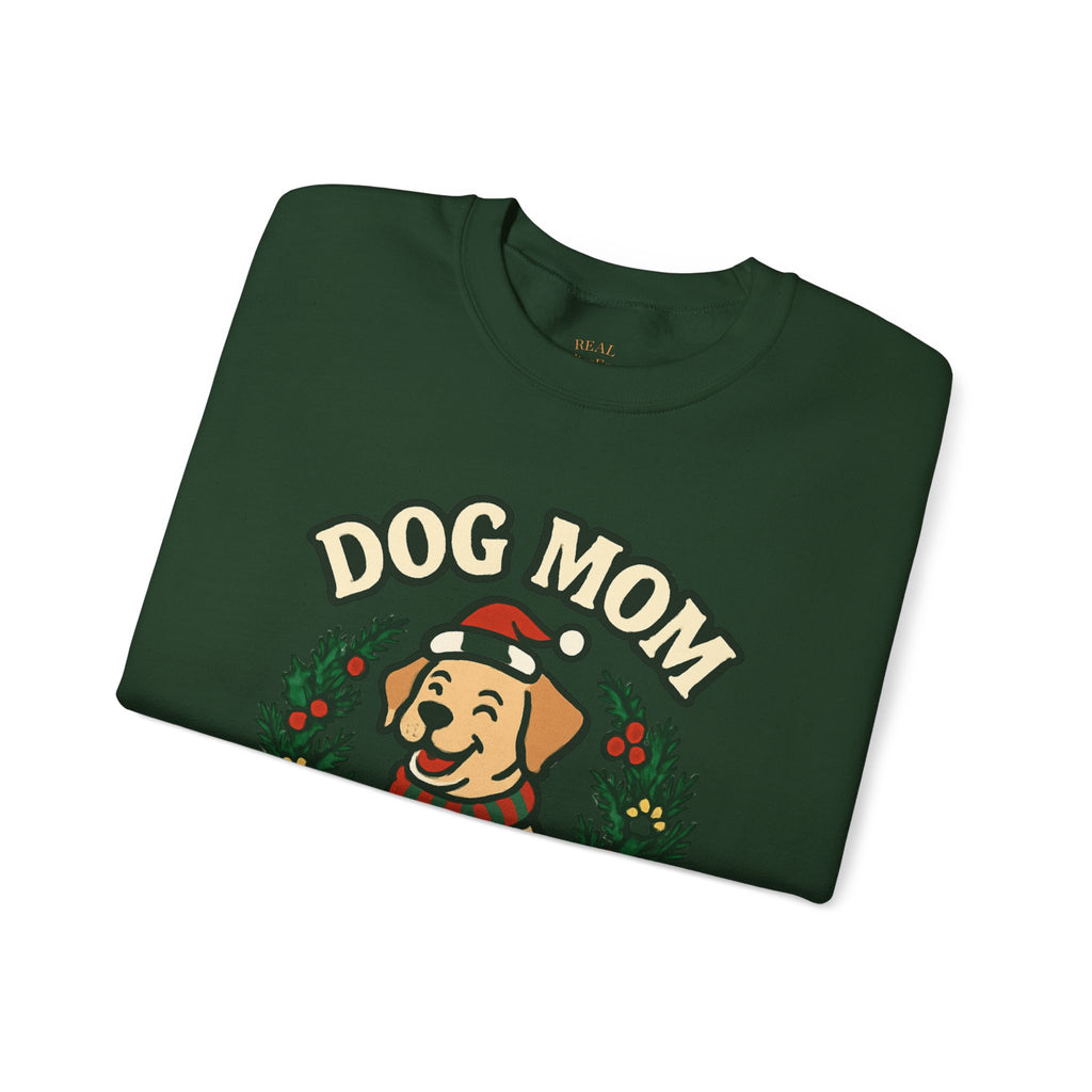 Dog Mom Sweatshirt — Merry Paw-mas Christmas Crewneck
