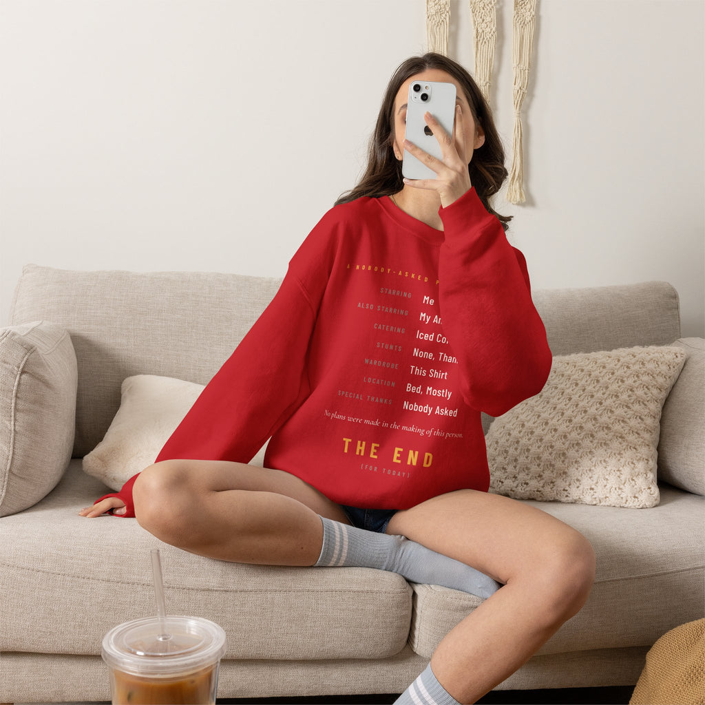 The End Minimalist Crewneck Sweatshirt
