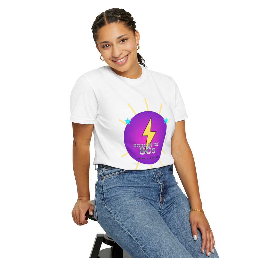 Born in the '80s Lightning Retro Graphic T-Shirt