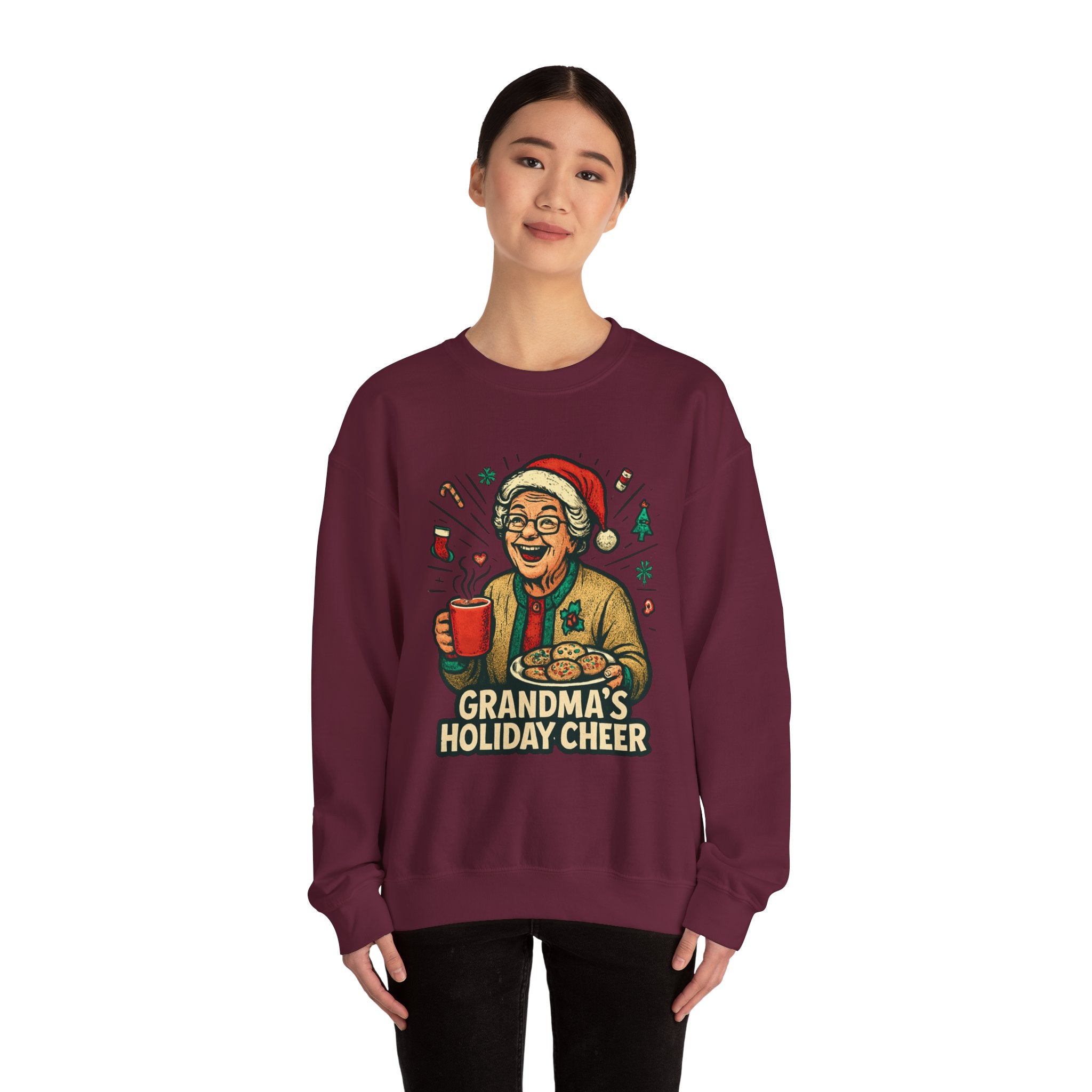 Grandma's Holiday Cheer Crewneck Sweatshirt