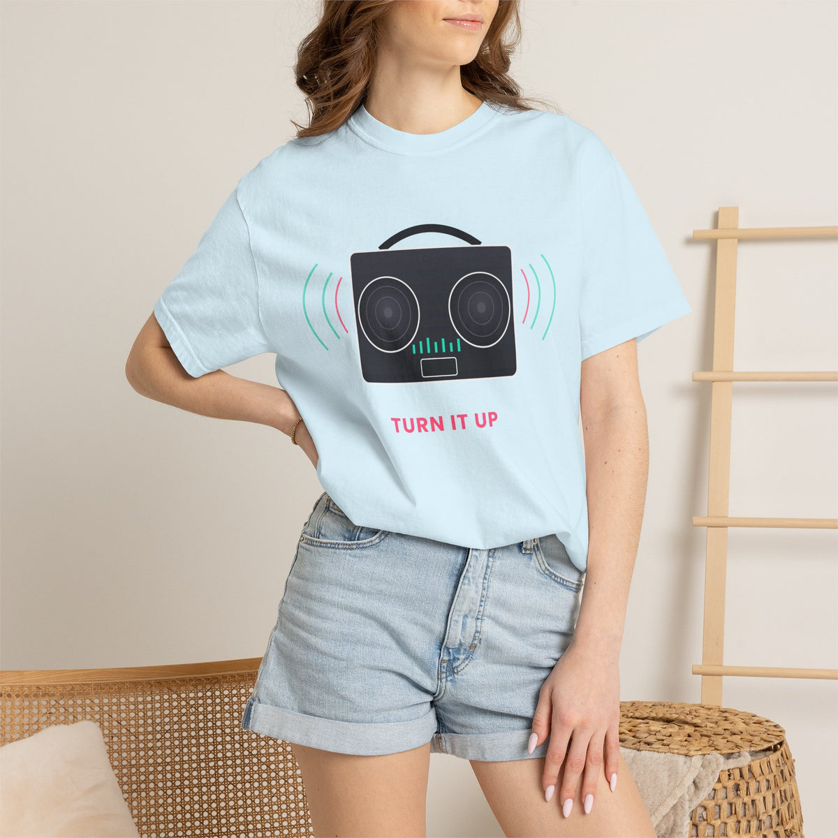 Boombox 'Turn It Up' T-Shirt