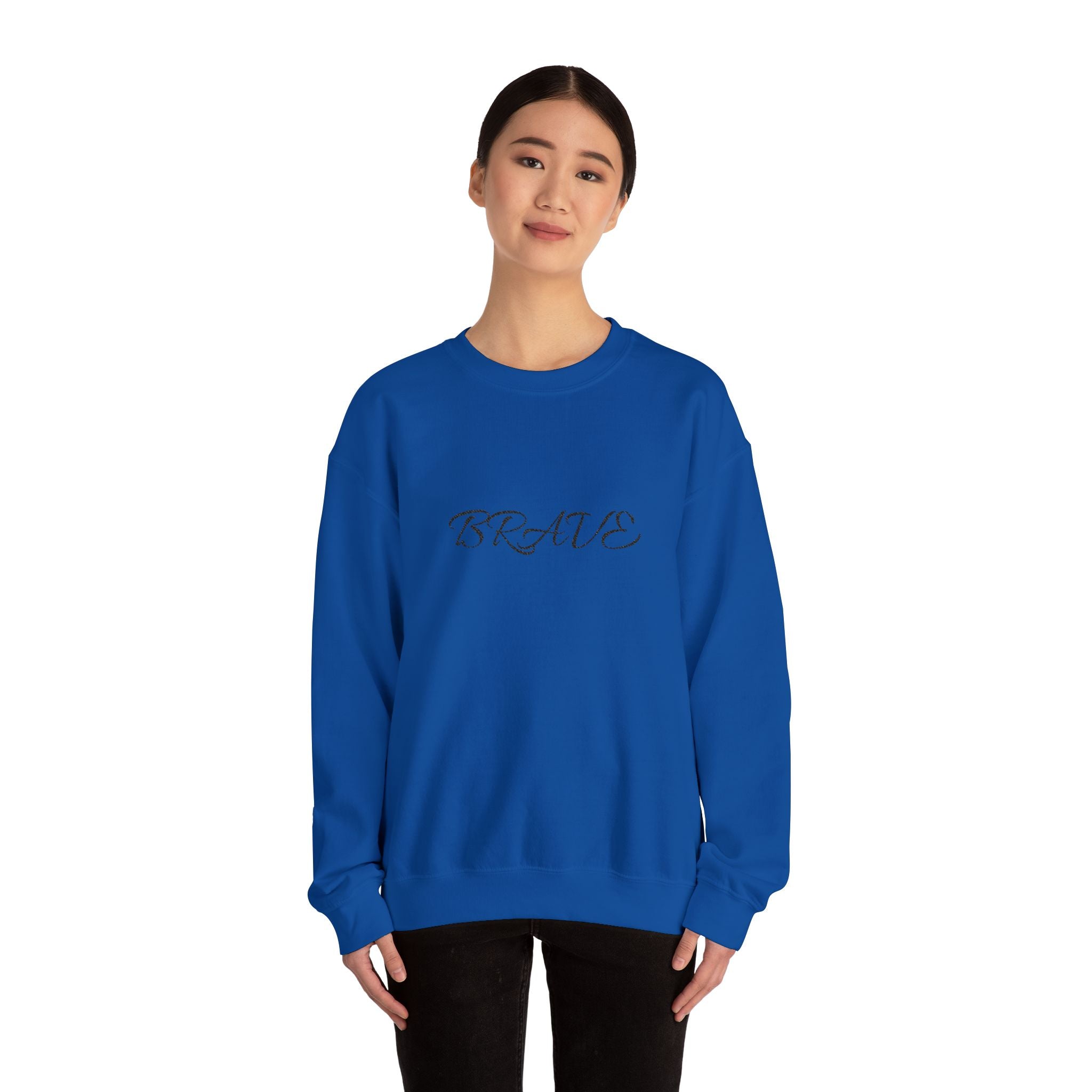 Brave Script Crewneck Sweatshirt