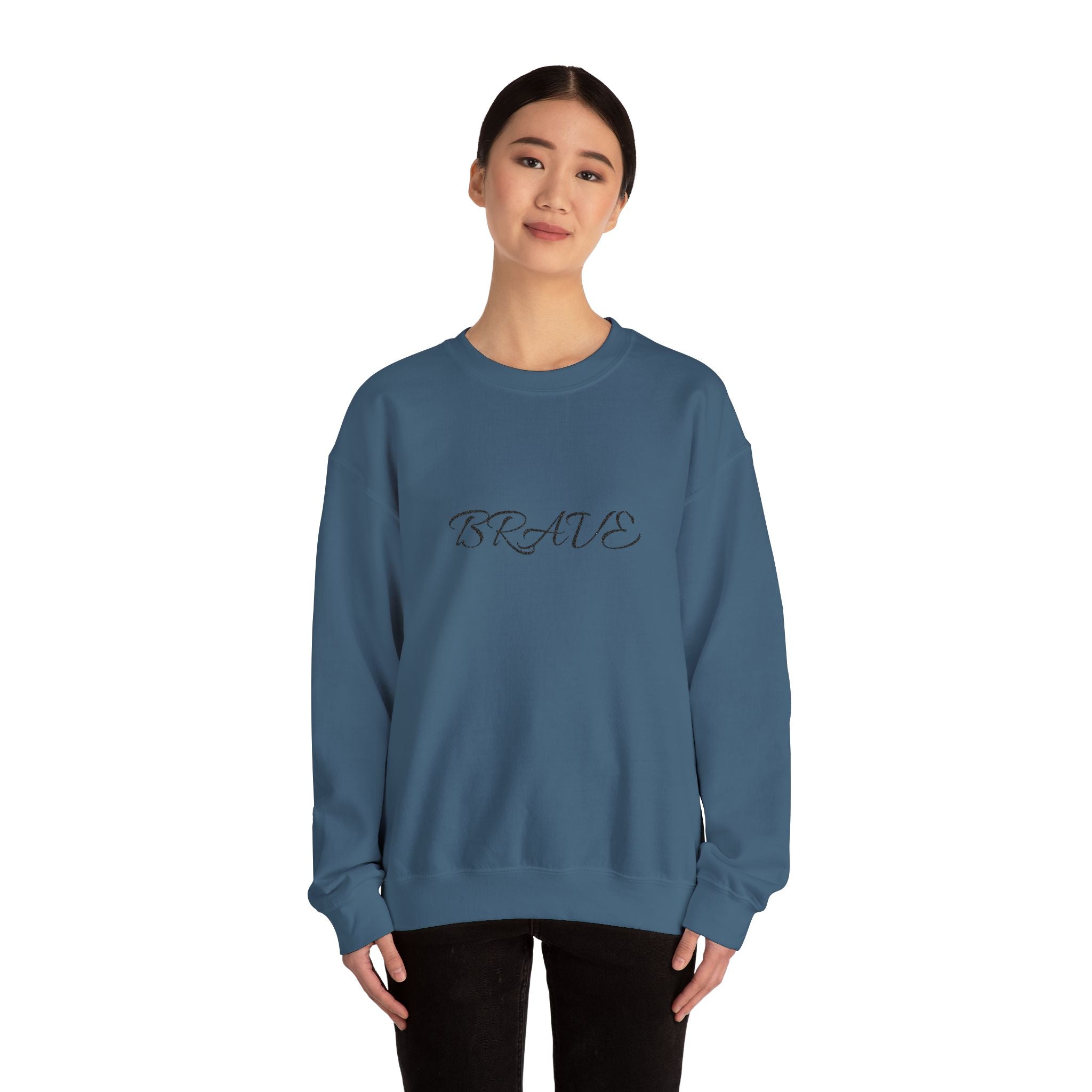 Brave Script Crewneck Sweatshirt