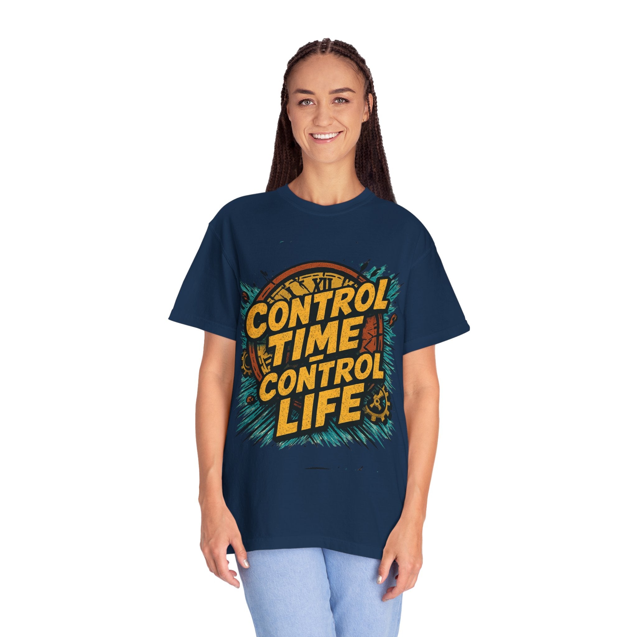 Control Time Control Life T-Shirt — Motivational Graphic Tee