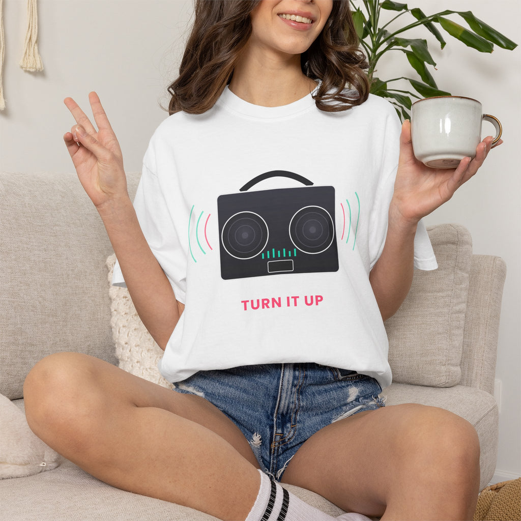 Boombox 'Turn It Up' T-Shirt