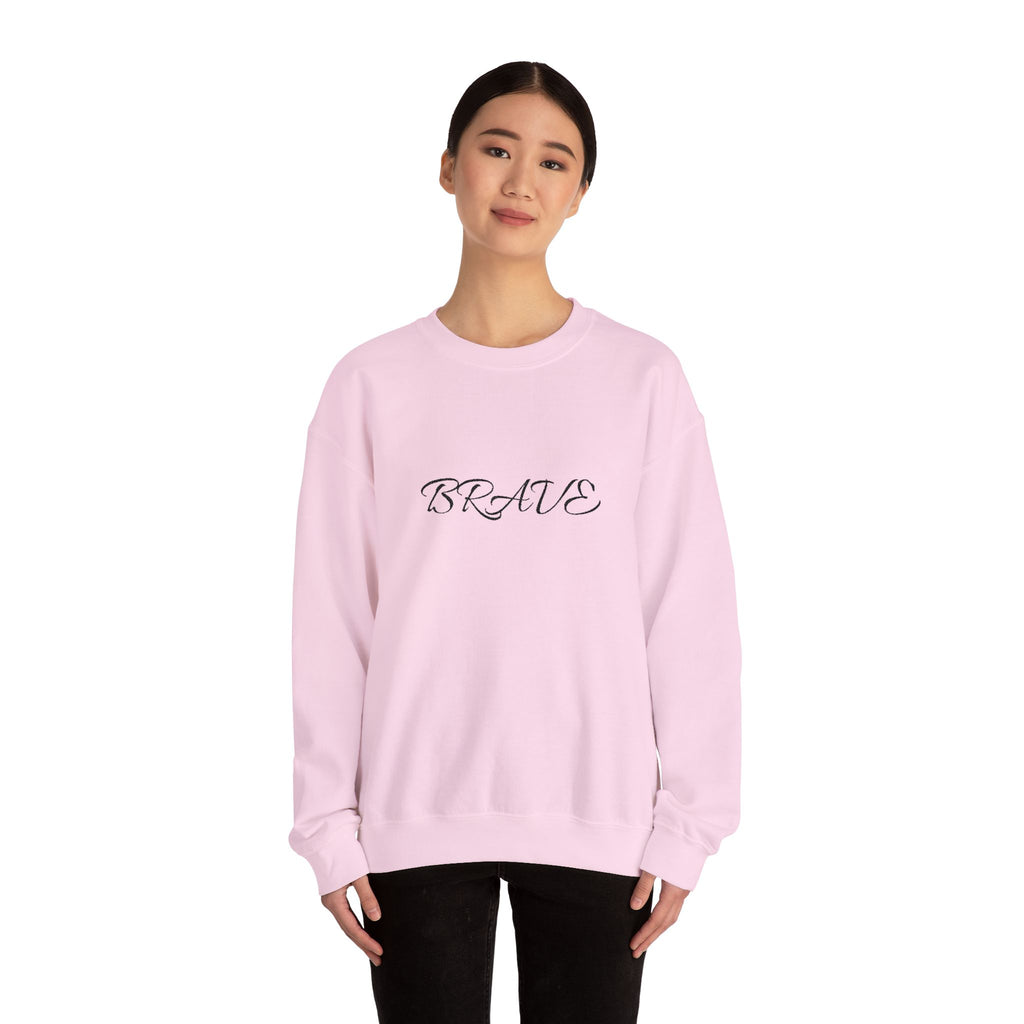 Brave Script Crewneck Sweatshirt