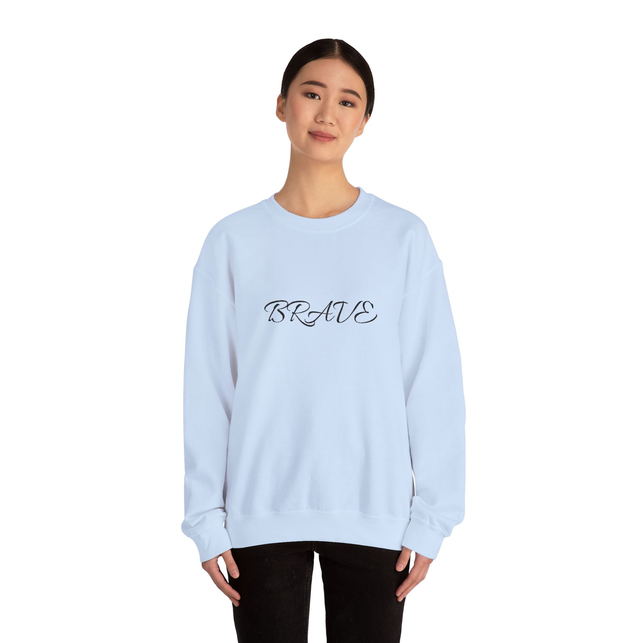 Brave Script Crewneck Sweatshirt