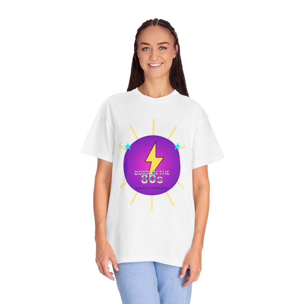 Born in the '80s Lightning Retro Graphic T-Shirt