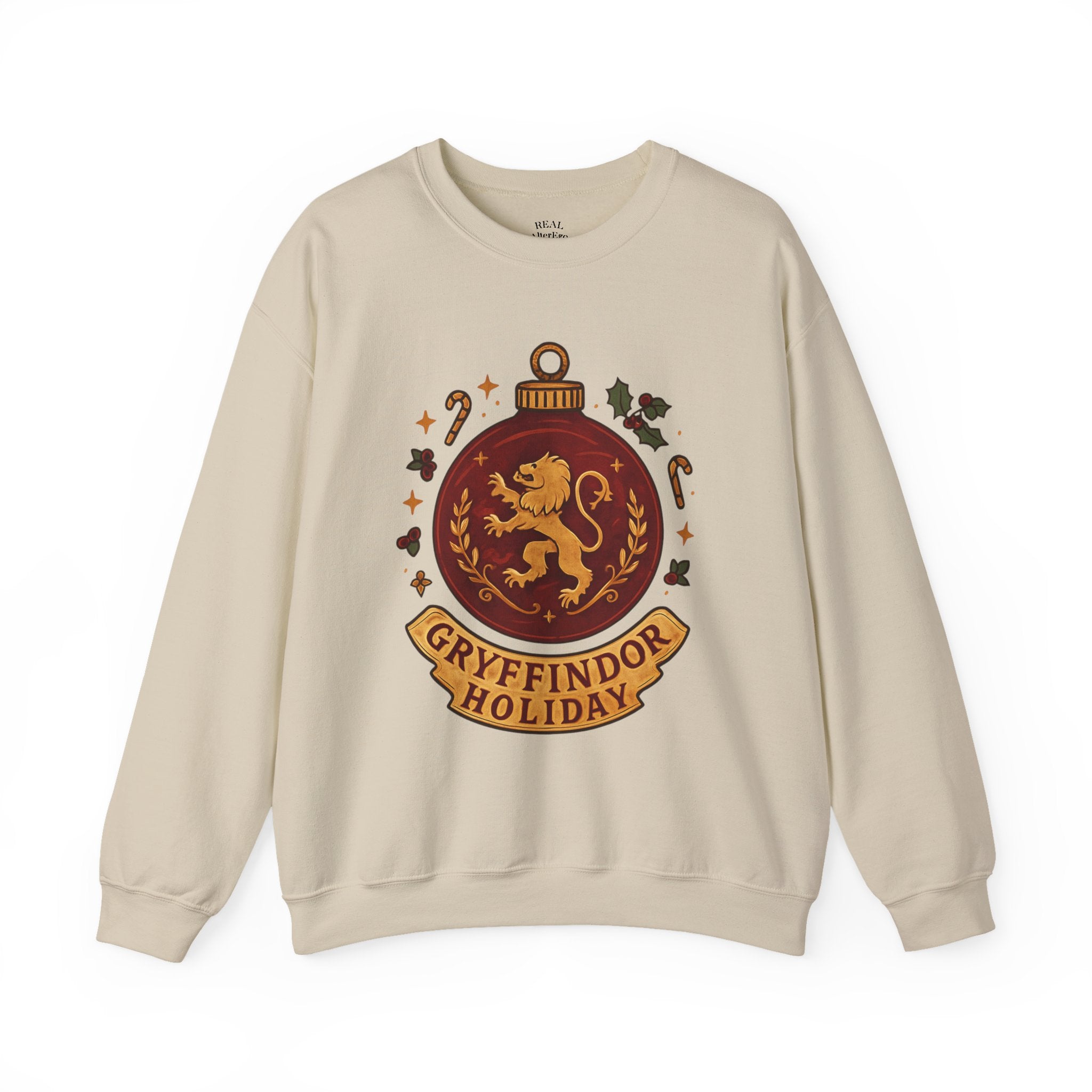 Gryffindor Holiday Sweatshirt — Festive Hogwarts Lion Crewneck