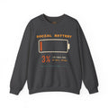 Social Battery 3% Crewneck Sweatshirt