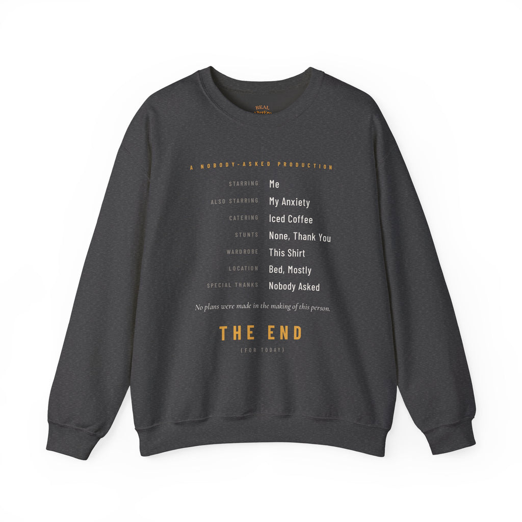 The End Minimalist Crewneck Sweatshirt