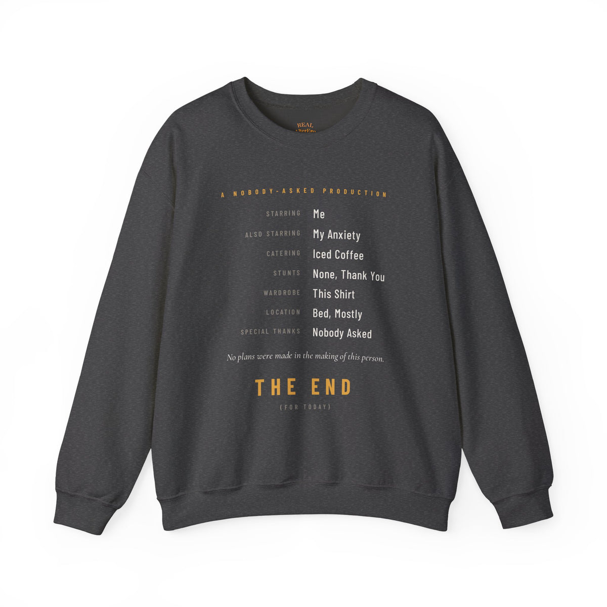 The End Minimalist Crewneck Sweatshirt