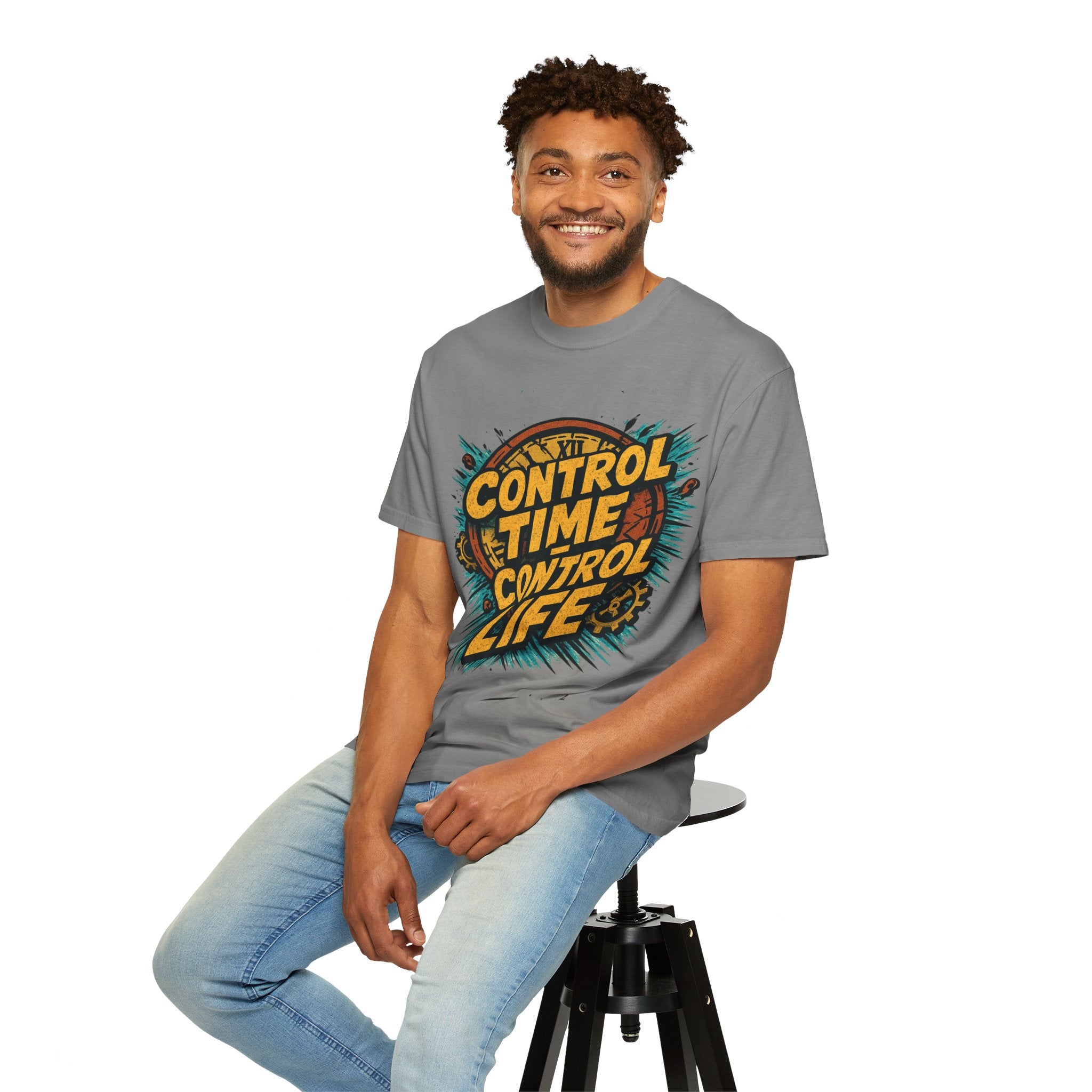 Control Time Control Life T-Shirt — Motivational Graphic Tee