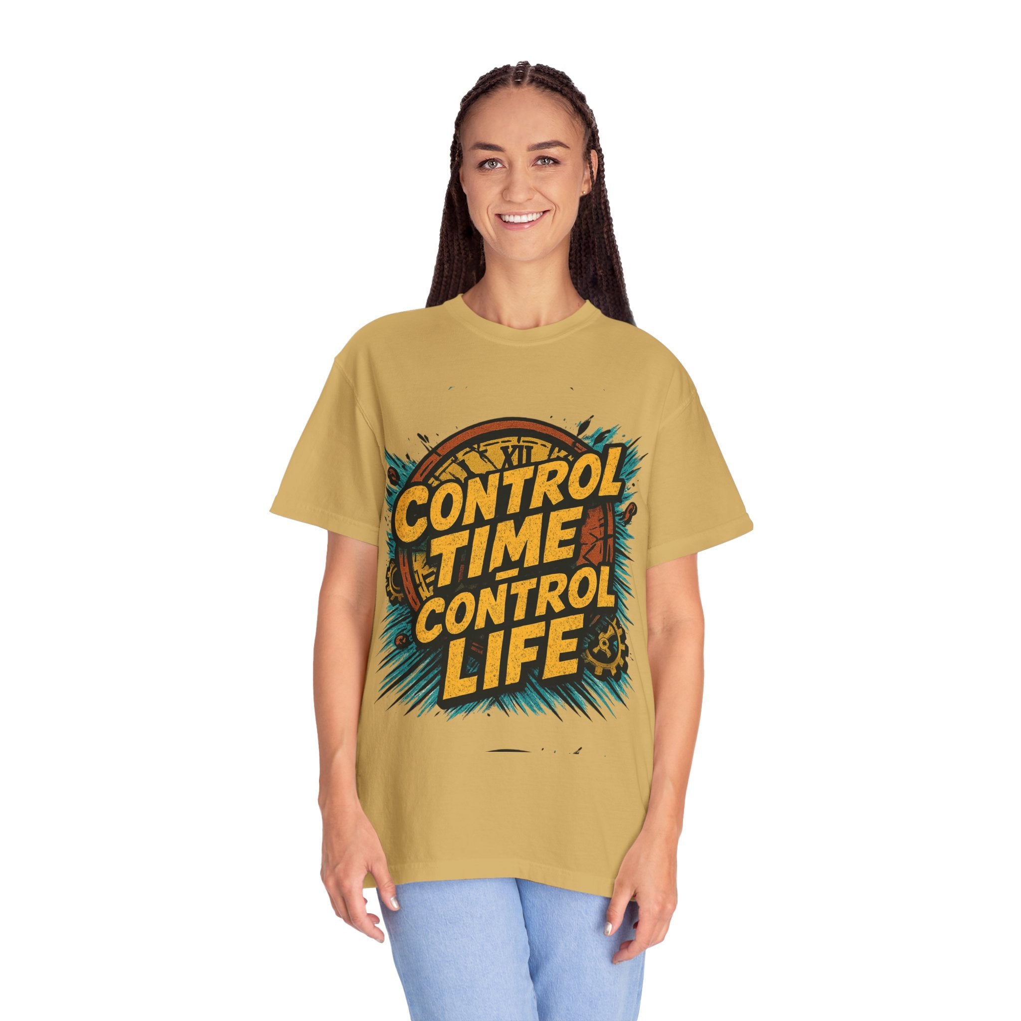 Control Time Control Life T-Shirt — Motivational Graphic Tee