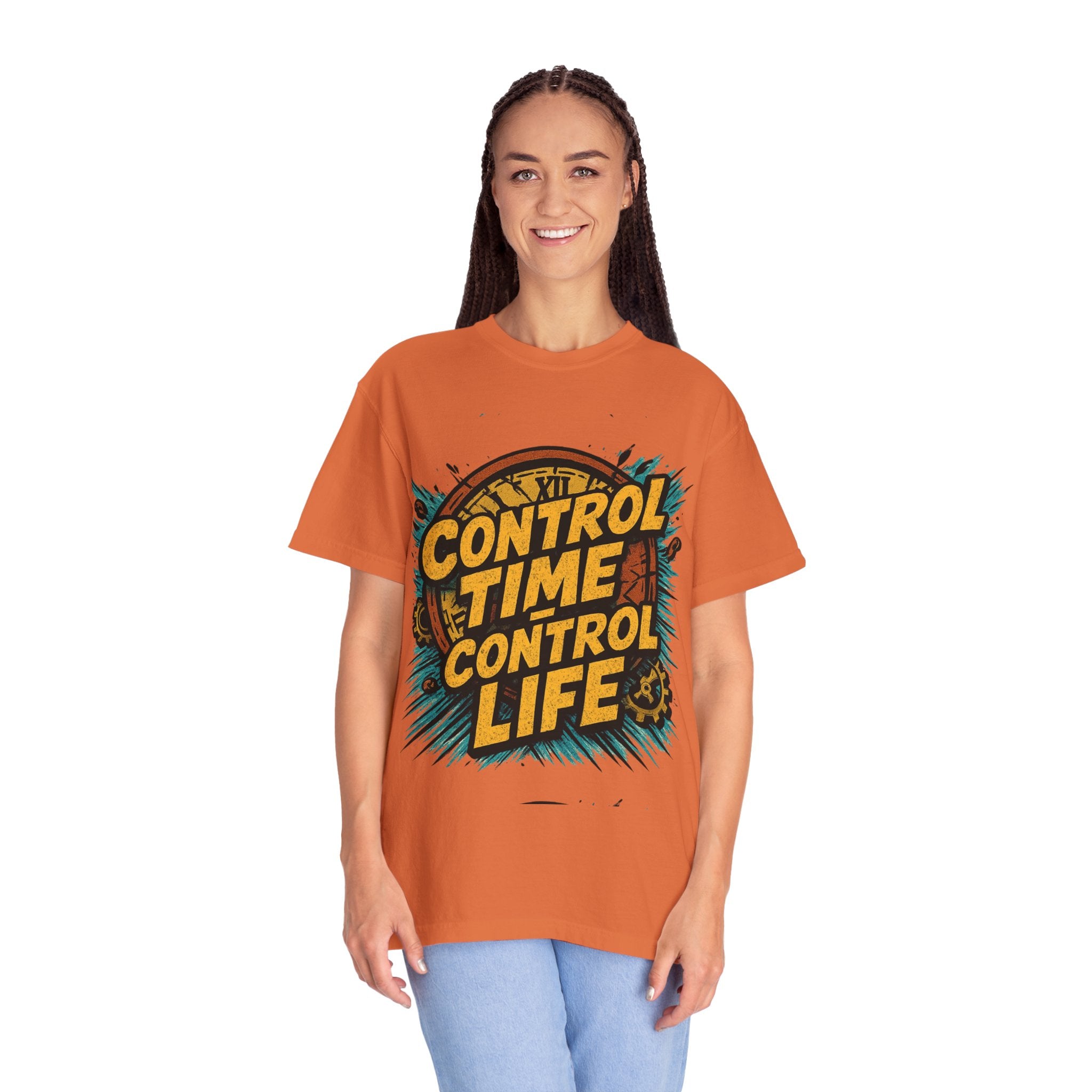 Control Time Control Life T-Shirt — Motivational Graphic Tee
