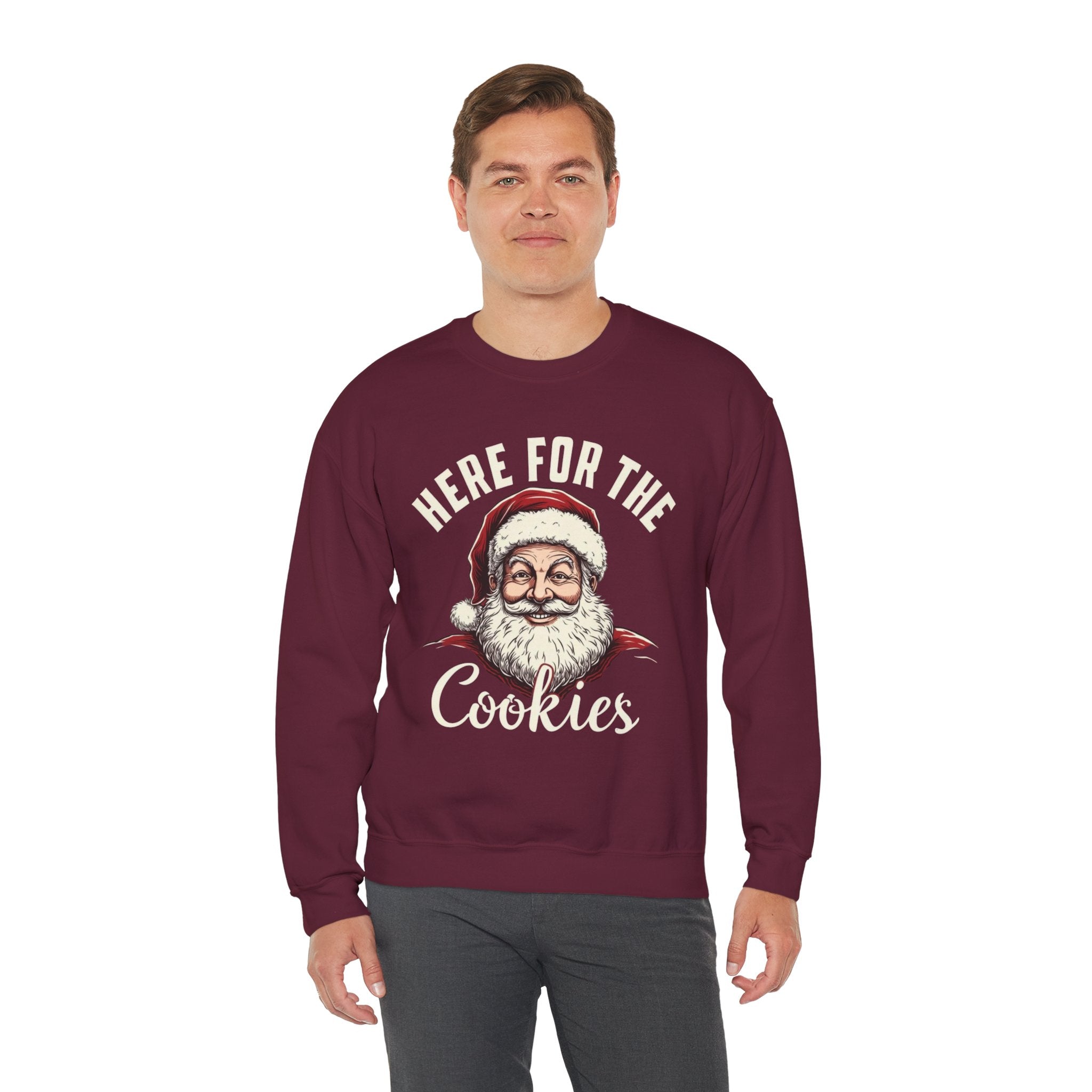 Santa Cookies Sweatshirt | Progress Over Perfection Unisex Crewneck