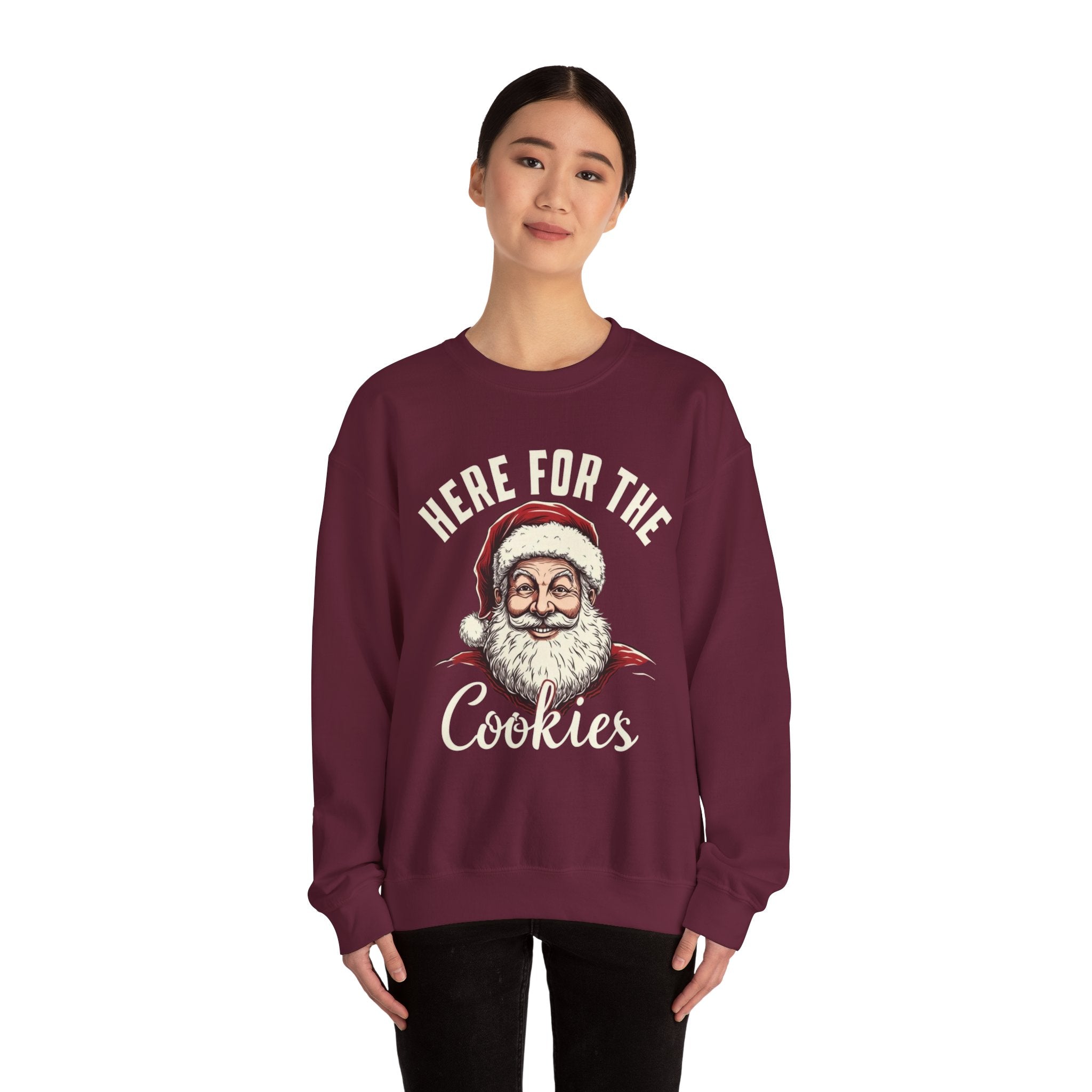 Santa Cookies Sweatshirt | Progress Over Perfection Unisex Crewneck
