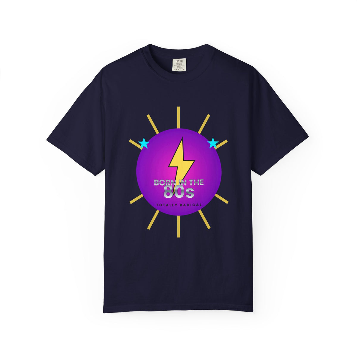 Born in the '80s Lightning Retro Graphic T-Shirt