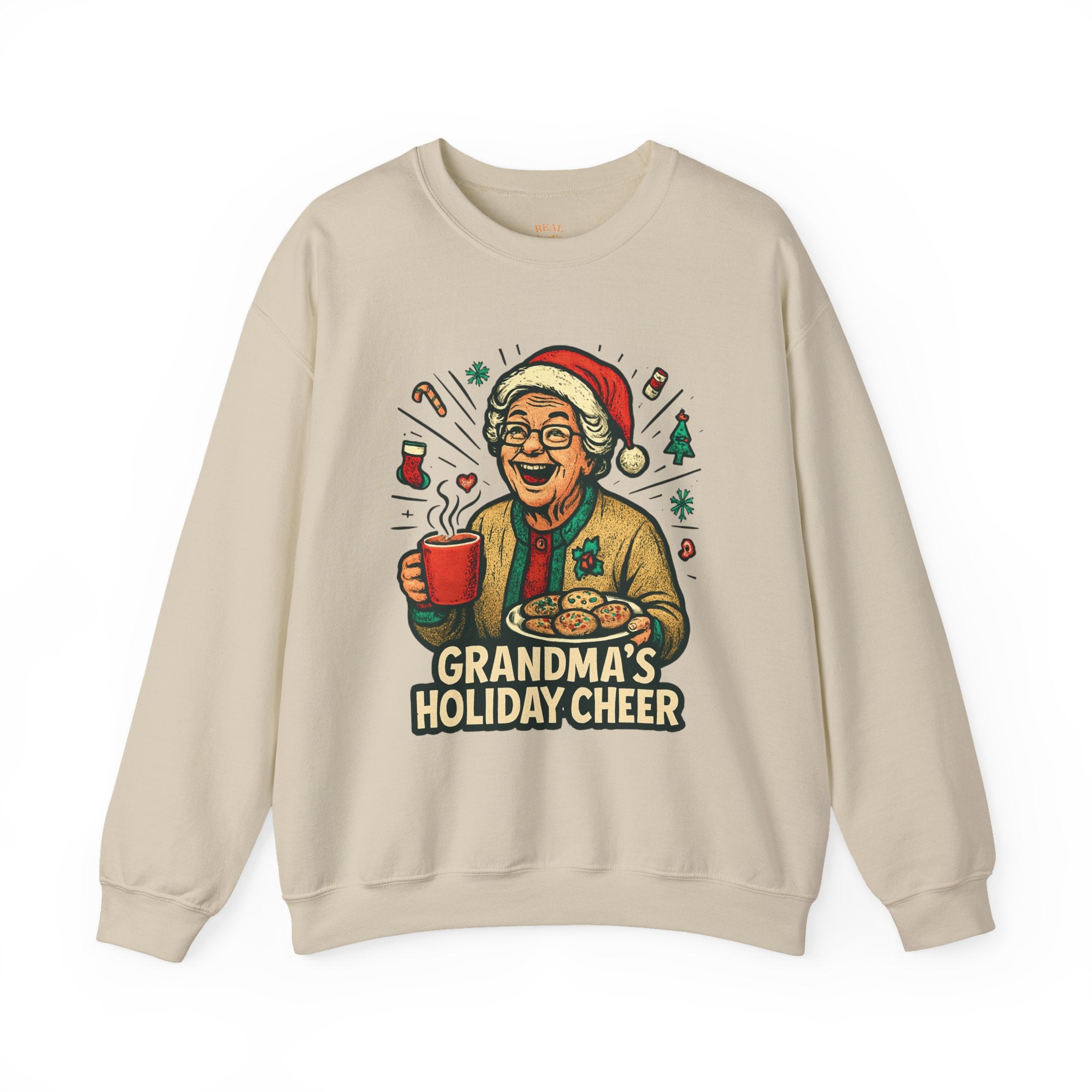 Grandma's Holiday Cheer Crewneck Sweatshirt