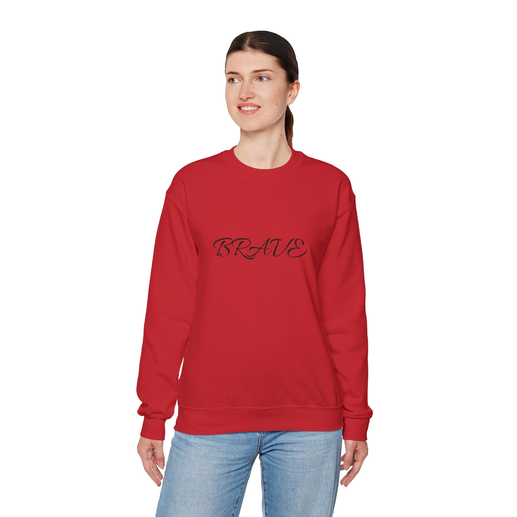Brave Script Crewneck Sweatshirt