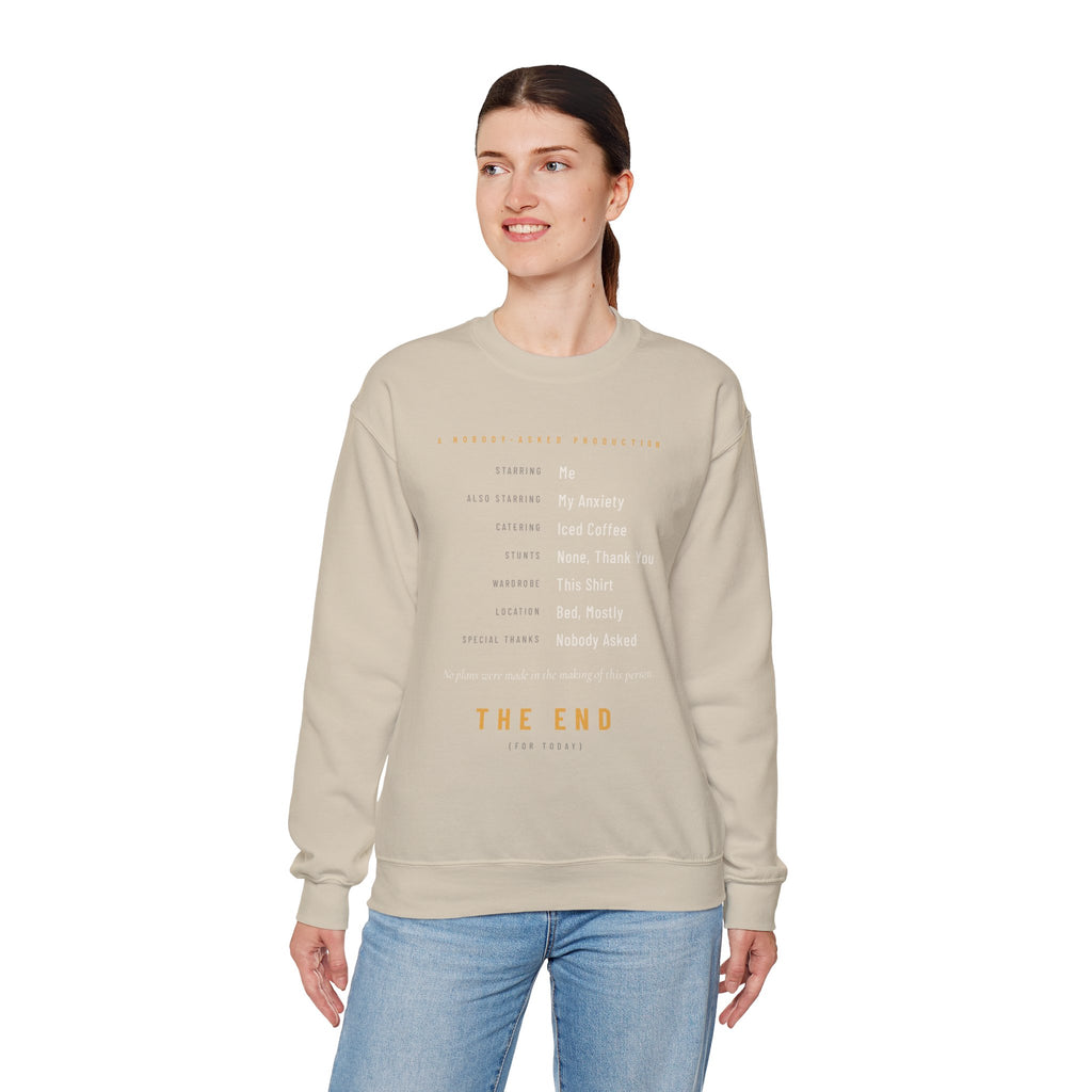 The End Minimalist Crewneck Sweatshirt