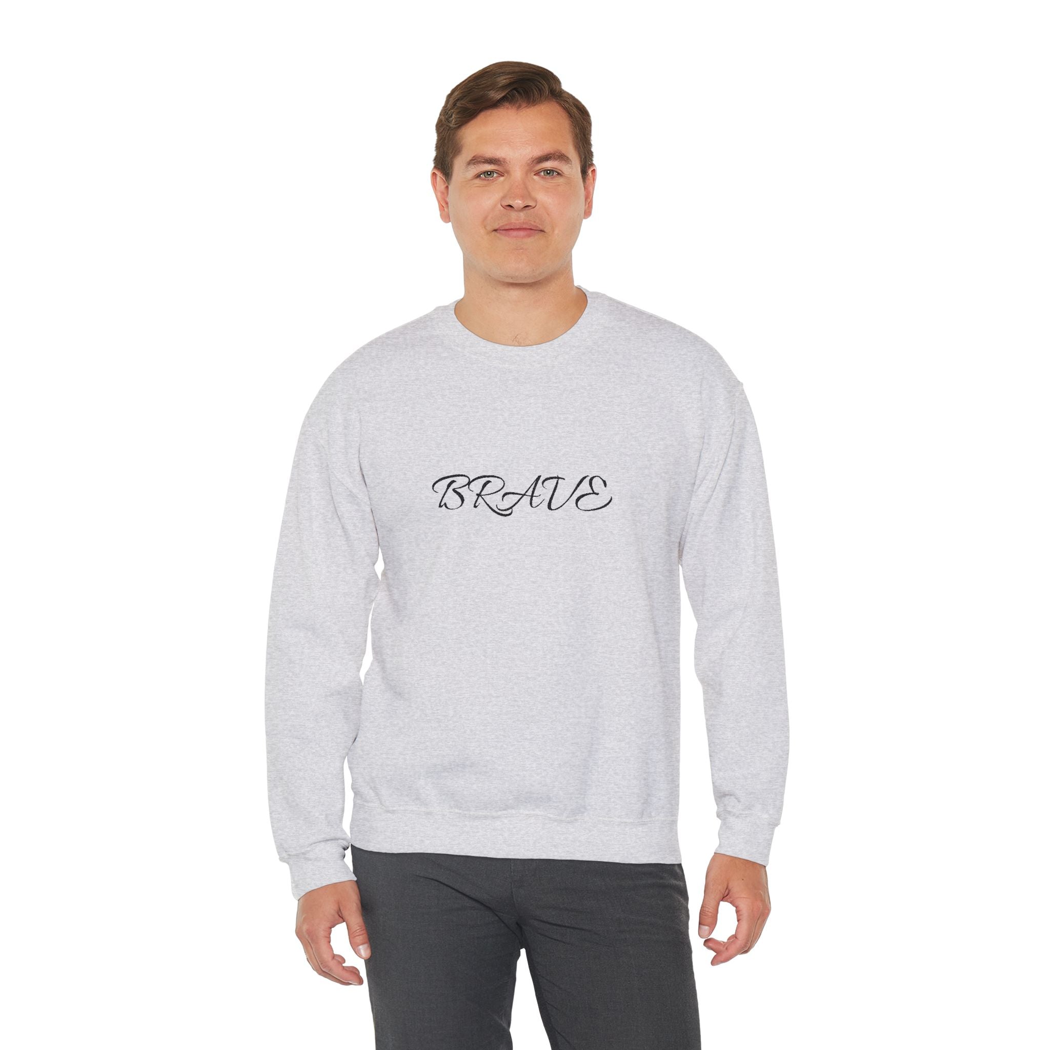 Brave Script Crewneck Sweatshirt