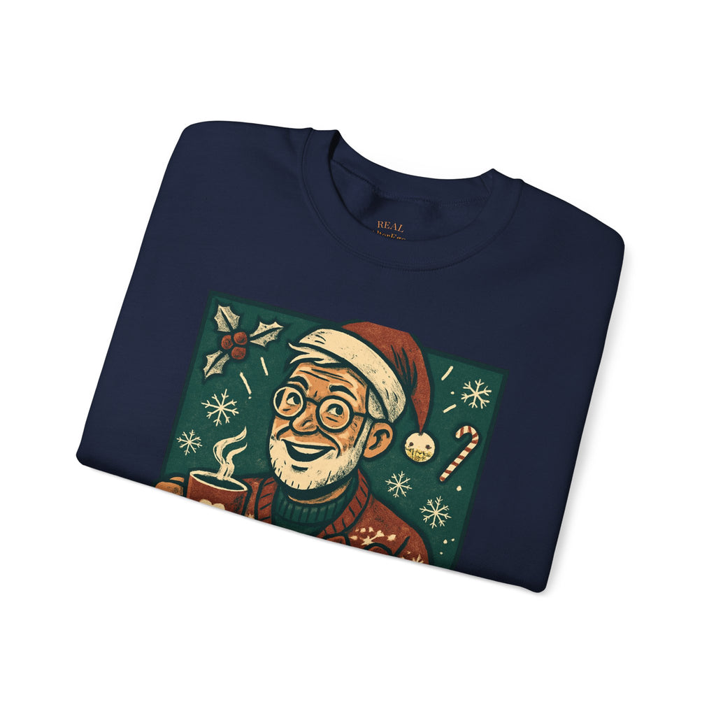 World’s Best Grandpa Christmas Sweatshirt — Cozy Holiday Grandpa Gift