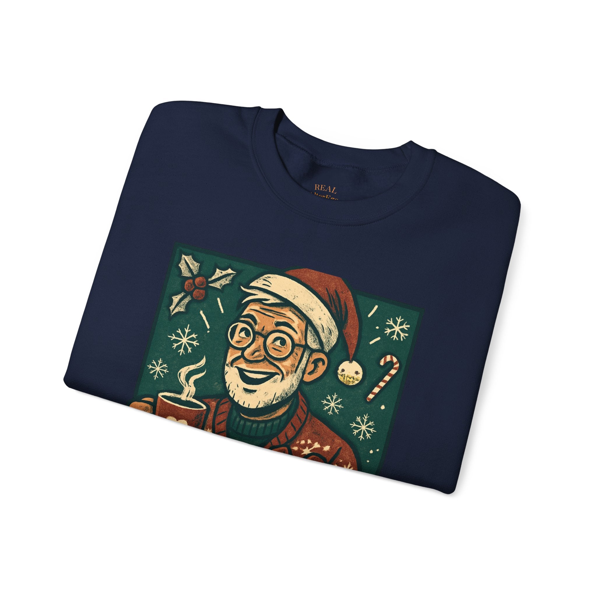 World’s Best Grandpa Christmas Sweatshirt — Cozy Holiday Grandpa Gift