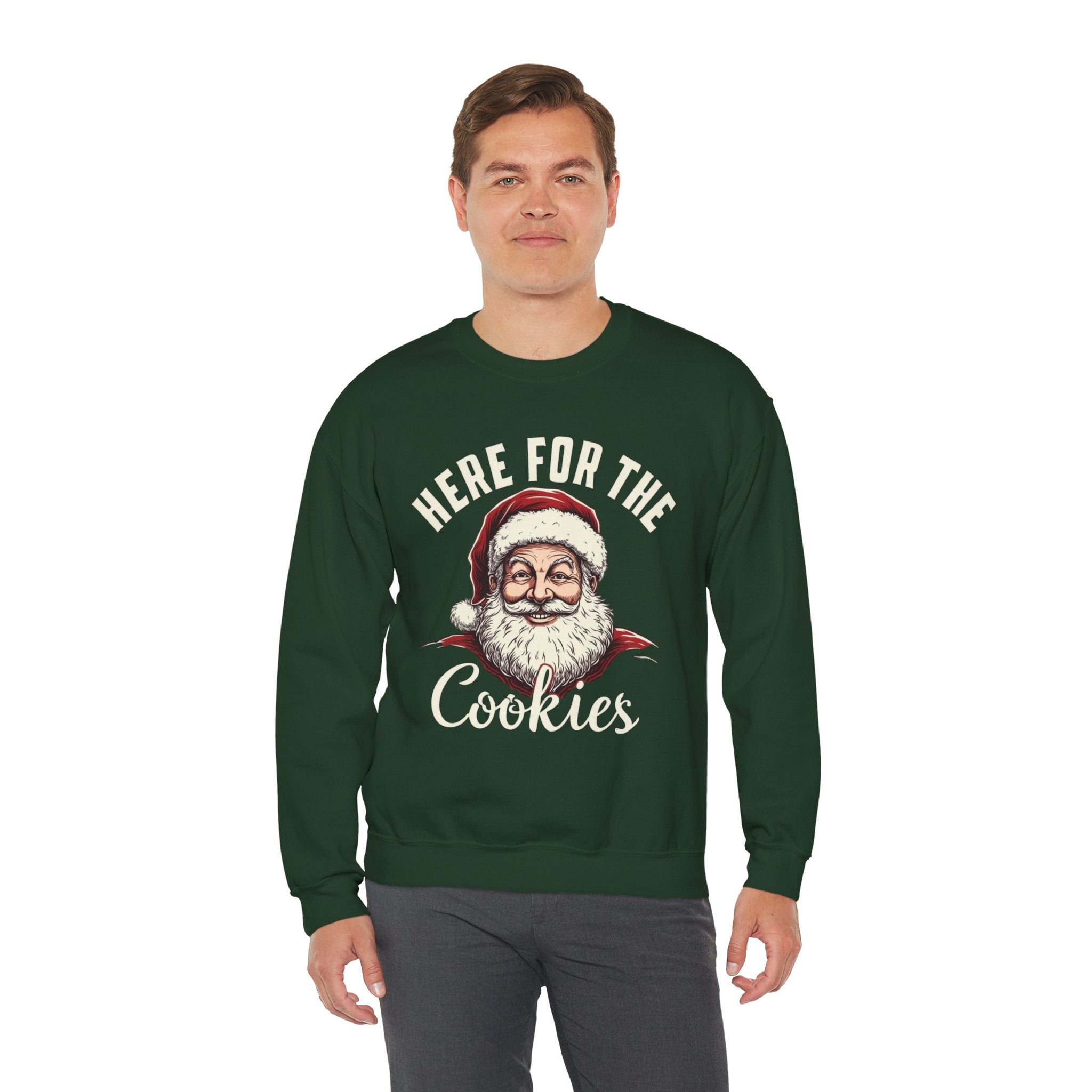 Santa Cookies Sweatshirt | Progress Over Perfection Unisex Crewneck
