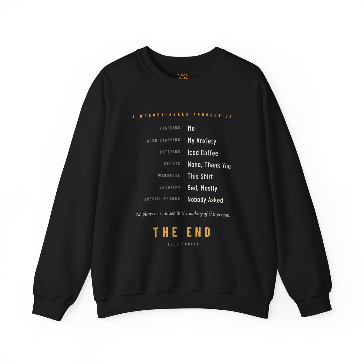 The End Minimalist Crewneck Sweatshirt
