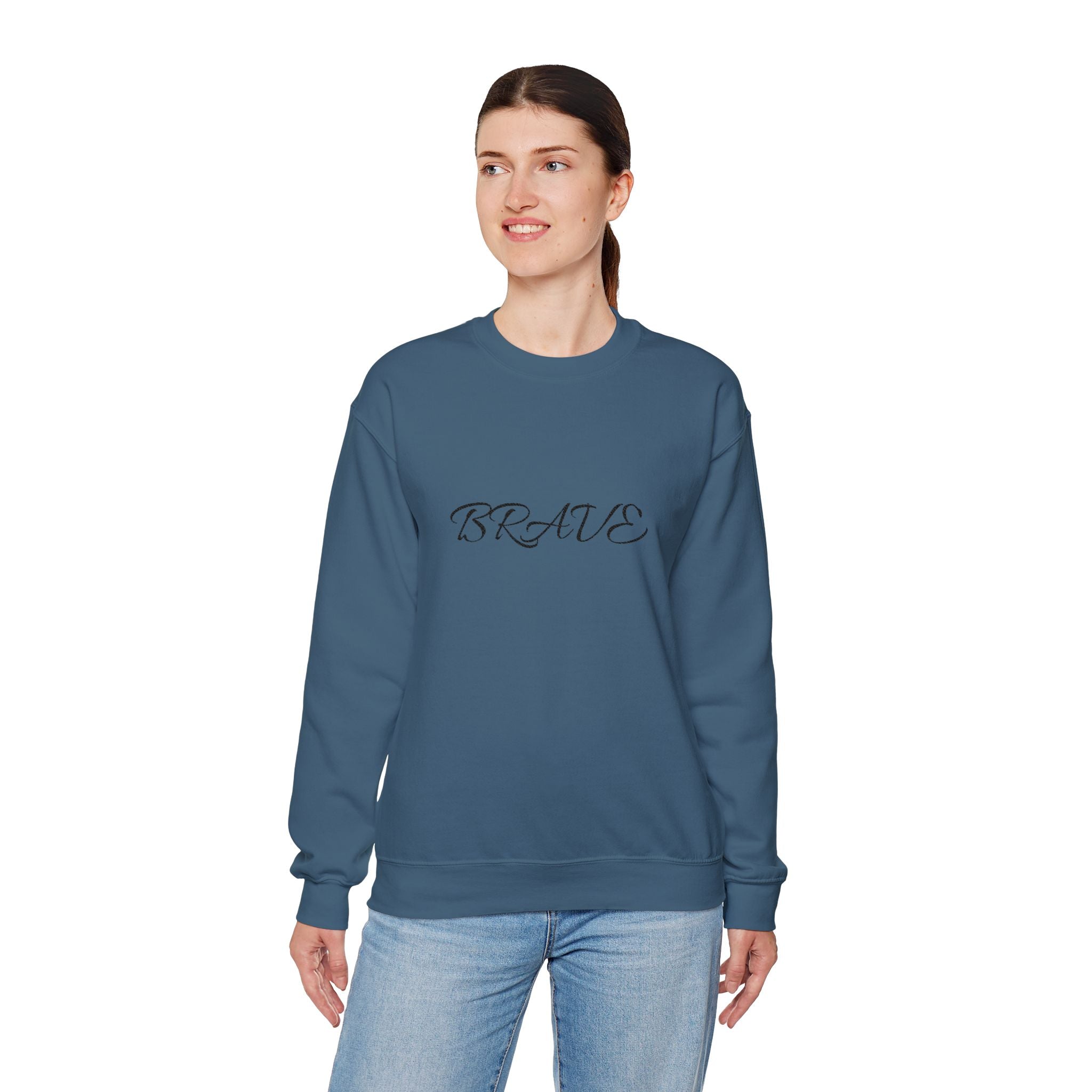 Brave Script Crewneck Sweatshirt