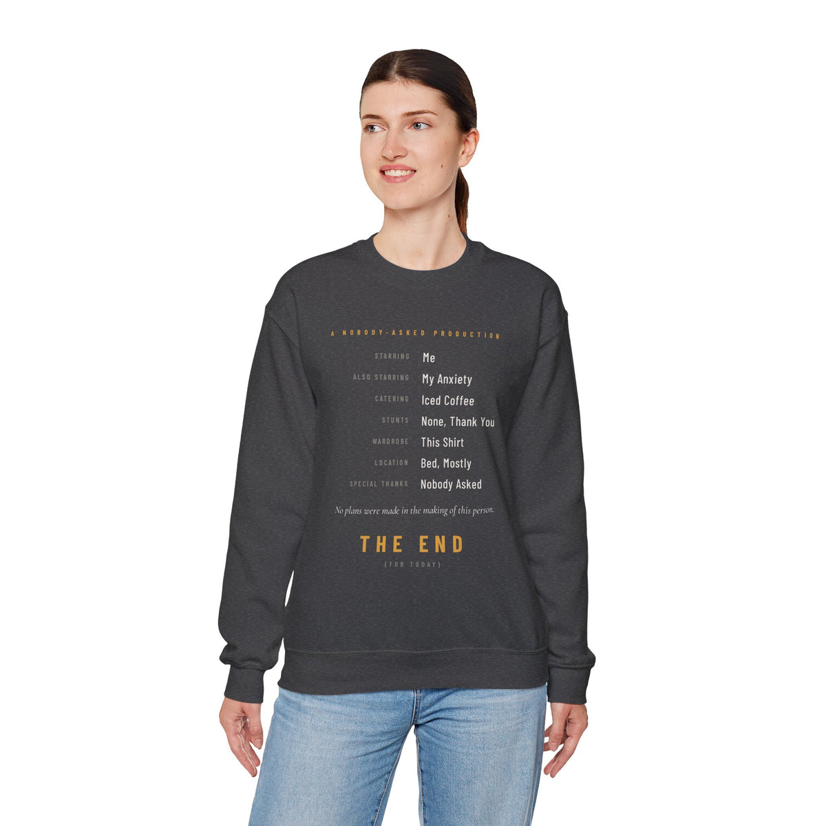 The End Minimalist Crewneck Sweatshirt