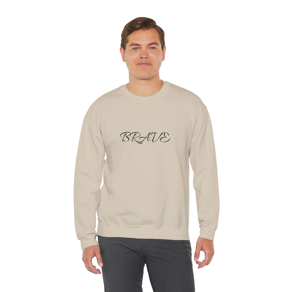 Brave Script Crewneck Sweatshirt